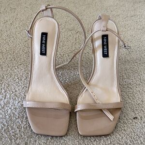 Nine West Nude Heeled Sandals